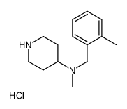 N-Methyl-N-(2-methylbenzyl)piperidin-4-amine hydrochloride