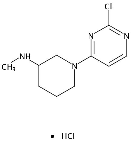 1-(2-Chloropyrimidin-4-yl)-N-methylpiperidin-3-amine hydrochloride
