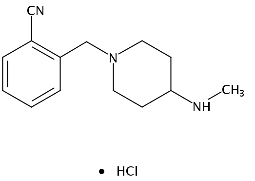 2-[[4-(methylamino)piperidin-1-yl]methyl]benzonitrile