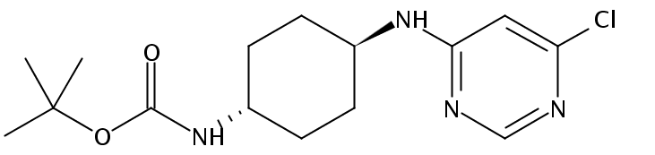 tert-butyl N-[4-[(6-chloropyrimidin-4-yl)amino]cyclohexyl]carbamate