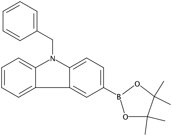 9-苄基-3-(4,4,5,5-四甲基-1,3,2-二氧硼杂环戊烷-2-基)-9h-咔唑