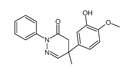 5-(3-hydroxy-4-methoxyphenyl)-5-methyl-2-phenyl-4H-pyridazin-3-one