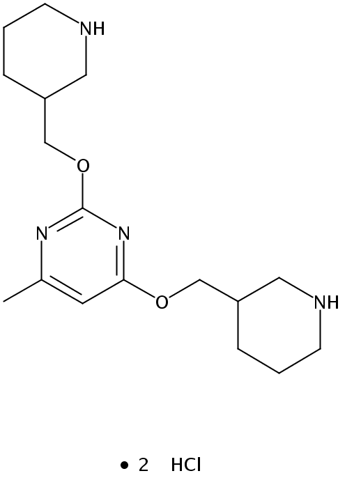 4-Methyl-2,6-bis(piperidin-3-ylmethoxy)pyrimidine dihydrochloride