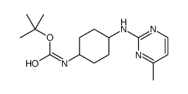 tert-Butyl (4-((4-methylpyrimidin-2-yl)amino)cyclohexyl)carbamate