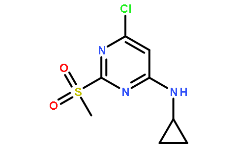 (6-氯-2-甲烷磺酰基-嘧啶-4-基)-环丙胺