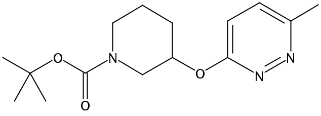 tert-butyl 3-(6-methylpyridazin-3-yl)oxypiperidine-1-carboxylate