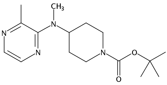 tert-butyl 4-[methyl-(3-methylpyrazin-2-yl)amino]piperidine-1-carboxylate