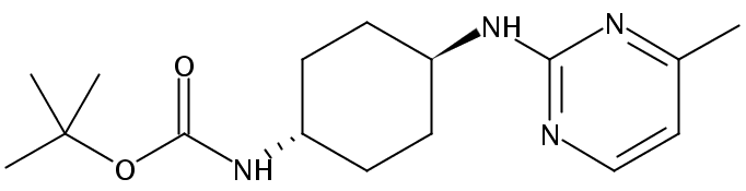tert-Butyl ((1R,4R)-4-((4-methylpyrimidin-2-yl)amino)cyclohexyl)carbamate