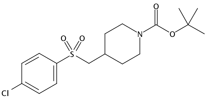 tert-butyl 4-[(4-chlorophenyl)sulfonylmethyl]piperidine-1-carboxylate