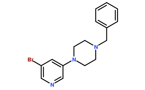 1-benzyl-4-(5-bromopyridin-3-yl)piperazine