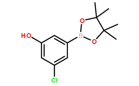 3-氯-5-羟基苯硼酸频那醇酯