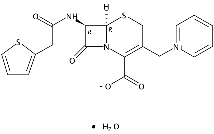 (6R,7R)-8-oxo-3-(pyridin-1-ium-1-ylmethyl)-7-[(2-thiophen-2-ylacetyl)amino]-5-thia-1-azabicyclo[4.2.0]oct-2-ene-2-carboxylate