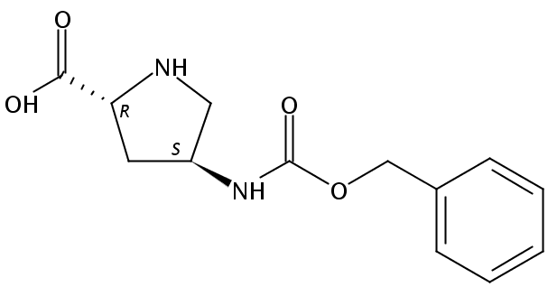 (2R,4S)-4-(((Benzyloxy)carbonyl)amino)pyrrolidine-2-carboxylic acid