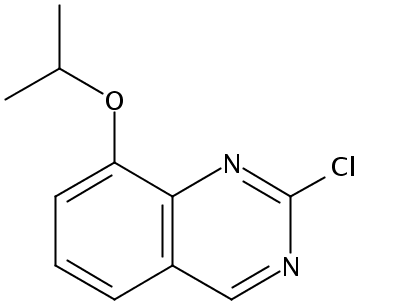 Quinazoline, 2-​chloro-​8-​(1-​methylethoxy)​-