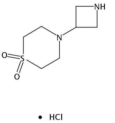 4-(Azetidin-3-yl)thiomorpholine 1,1-dioxide hydrochloride