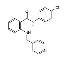 N-(4-chlorophenyl)-2-(pyridin-4-ylmethylamino)benzamide