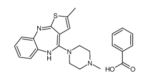 benzoic acid,2-methyl-4-(4-methylpiperazin-1-yl)-5H-thieno[3,2-c][1,5]benzodiazepine