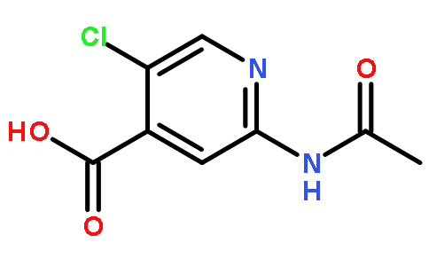 2-乙酰氨基-5-氯异烟酸