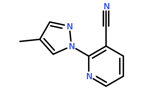 2-(4-甲基-1H-吡唑-1-基)烟腈