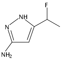 5-(1-Fluoroethyl)-1H-pyrazol-3-amine