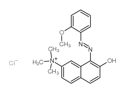 N,N,N-三甲基-7-羟基-8-[(2-甲氧基苯基)偶氮]-2-萘季铵盐酸盐