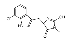 (5R)-5-[(7-Chloro-1H-indol-3-yl)methyl]-3-methyl-2,4-imidazolidin edione
