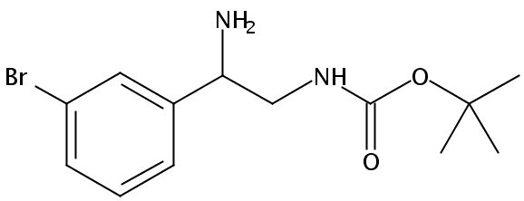 [2-氨基-2-(3-溴-苯基)-乙基]-氨基甲酸叔丁酯