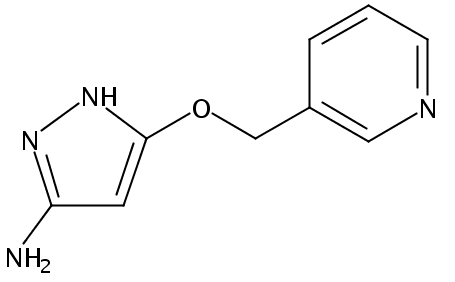 5-(Pyridin-3-ylmethoxy)-1H-pyrazol-3-amine