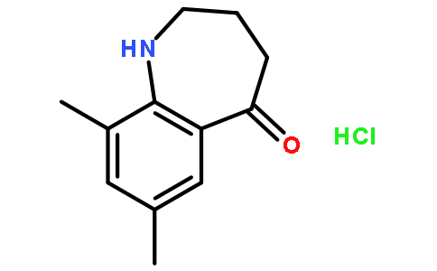 7,9-二甲基-3,4-二氢-1H-苯并[b]氮杂革-5(2H)-酮盐酸盐