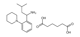 hexanedioic acid,3-methyl-1-(2-piperidin-1-ylphenyl)butan-1-amine