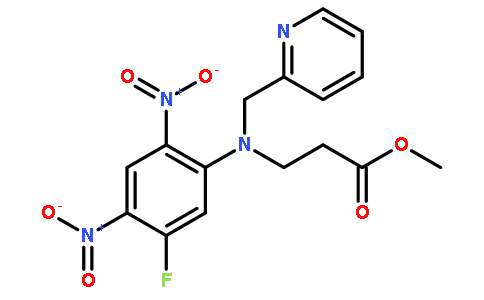 3-((5-氟-2,4-二硝基苯基)(吡啶-2-甲基)氨基)丙酸甲酯