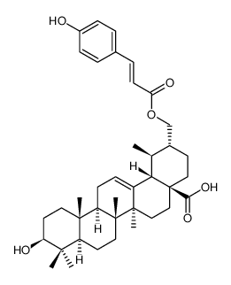 (3β)-3-Hydroxy-30-{[(2E)-3-(4-hydroxyphenyl)-2-propenoyl]oxy}urs- 12-en-28-oic acid