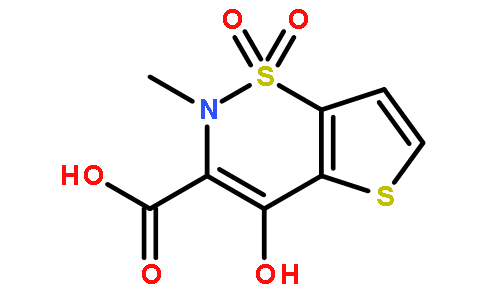 4-羟基-2-甲基-2H-噻吩并[2,3-e][1,2]-噻嗪-3-羧酸甲酯 1,1-二氧化物