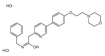 5-[4-[2-(4-吗啉基)乙氧基]苯基]-N-(苯基甲基)-2-吡啶乙酰胺盐酸盐