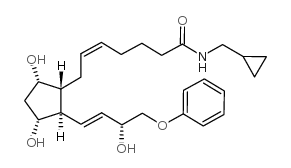 (5Z)-N-(环丙甲基)-7-[(1R,2R,3R,5S)-3,5-二羟基-2-[(1E,3R)-3-羟基-4-苯氧基-1-丁烯基]环戊基]-5-庚烯酰胺