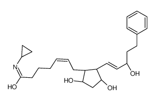(5Z)-N-Cyclopropyl-7-[(2R)-3,5-dihydroxy-2-(3-hydroxy-5-phenyl-1- penten-1-yl)cyclopentyl]-5-heptenamide
