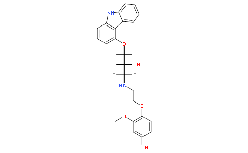 卡维地洛对羟基代谢物-d5