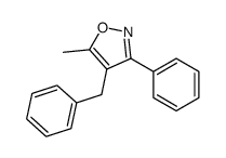 4-benzyl-5-methyl-3-phenyl-1,2-oxazole