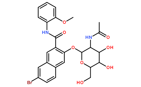 萘酚 AS-BI N-乙酰基-β-D-氨基葡糖苷
