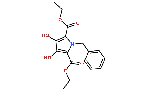 1-苄基-3,4-二羟基-1H-吡咯-2,5-二羧酸二乙酯