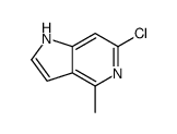 6-氯-4-甲基-1H-吡咯并[3,2-c]吡啶