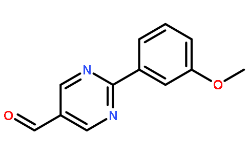 2-(3-甲氧基苯基)-5-嘧啶羧醛