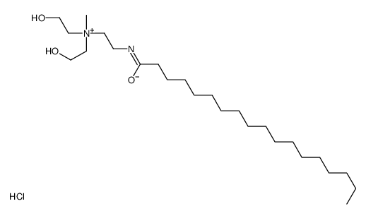 bis(2-hydroxyethyl)-methyl-[2-(octadecanoylamino)ethyl]azanium,chloride