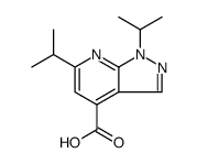 1H-Pyrazolo[3,4-b]pyridine-4-carboxylic acid, 1,6-bis(1-methylethyl)