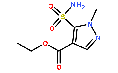 1-甲基-4-乙氧基羰基吡唑-5-磺酰胺