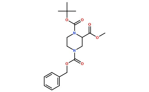 (S)-N-1-BOC-4-CBZ-2-哌嗪羧酸甲酯
