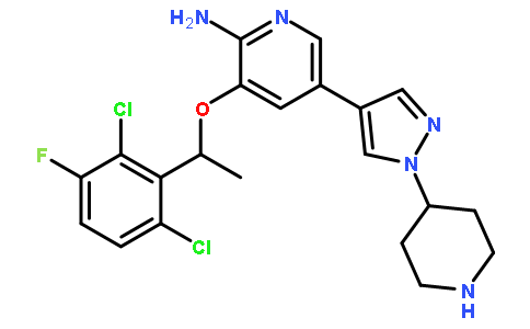 3-[(R)-1-(2,6-二氯-3-氟苯基)乙氧基]-5-[1-(哌啶-4-基)-1H-吡唑-4-基]吡啶-2-胺