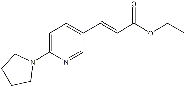 3-[6-(1-吡咯烷基)-3-吡啶基])丙烯酸乙酯