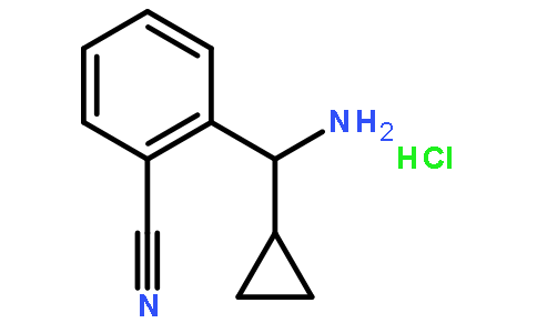 2-((1R)氨基環(huán)丙基甲基)苯甲腈鹽酸鹽