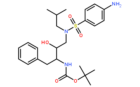 [(1S,2R)-1-苄基-2-羟基-3-[异丁基-[(4-氨基苯基)磺酰基]氨基] 丙基]氨基甲酸叔丁酯
